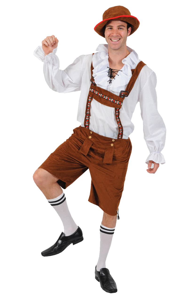 Lederhosen Oktoberfest Kostüm für Erwachsene