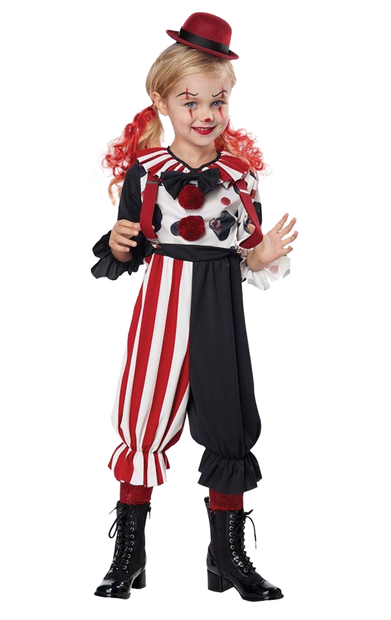 Kreepy Clown Kostüm für Kinder