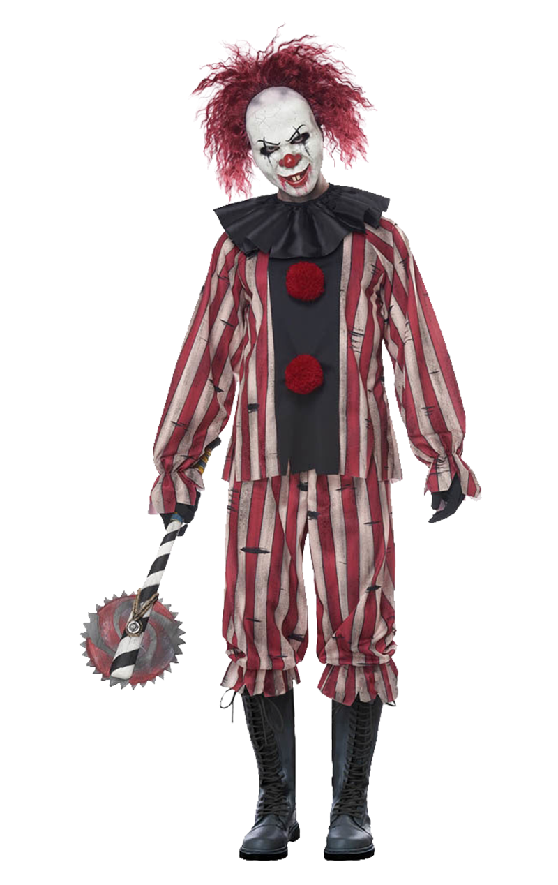 Nightmare Clown Halloween-Kostüm für Herren
