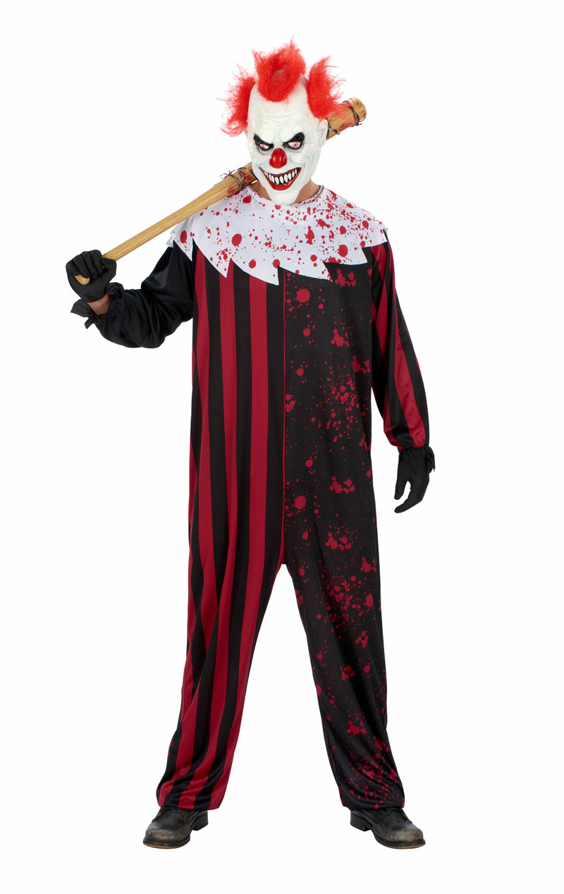 Gruseliges Clown-Kostüm für Herren