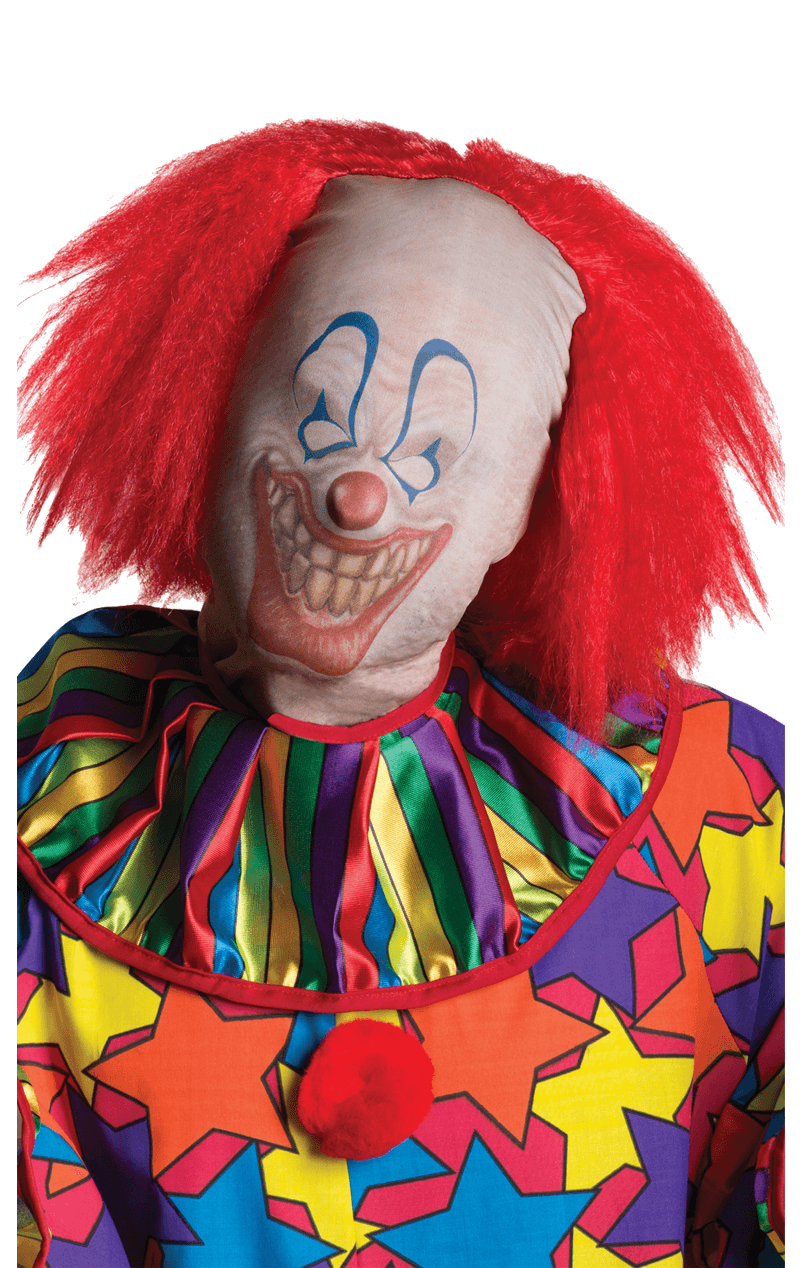 Horror Clown Skinsuit Gesichtsmaske