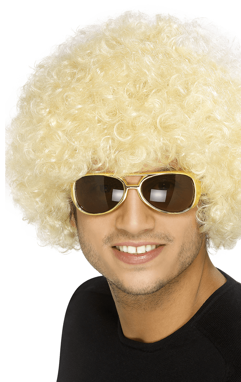 Hellblondes Afro-Perücke-Zubehör