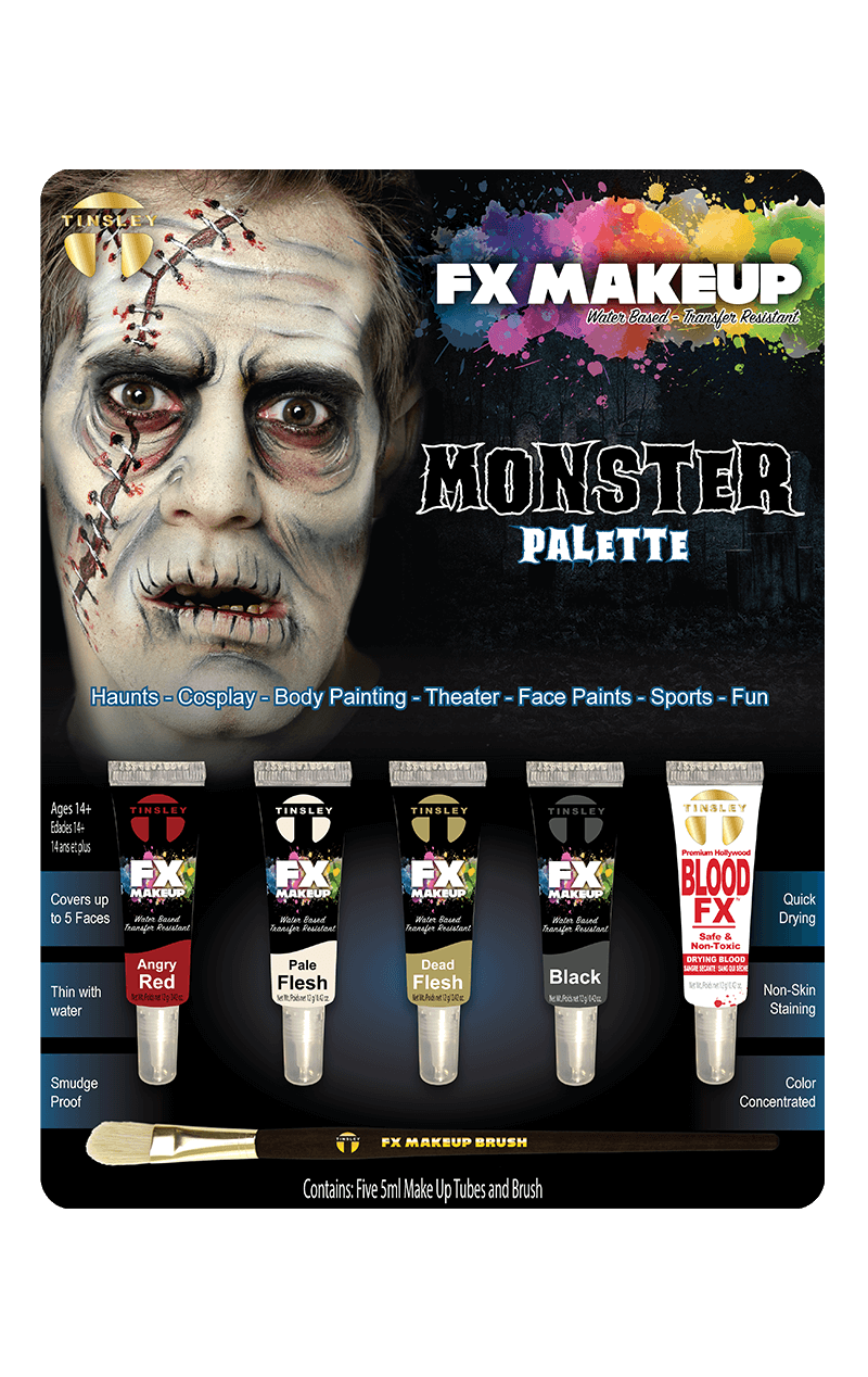 Monster-Make-up-Paletten-Set