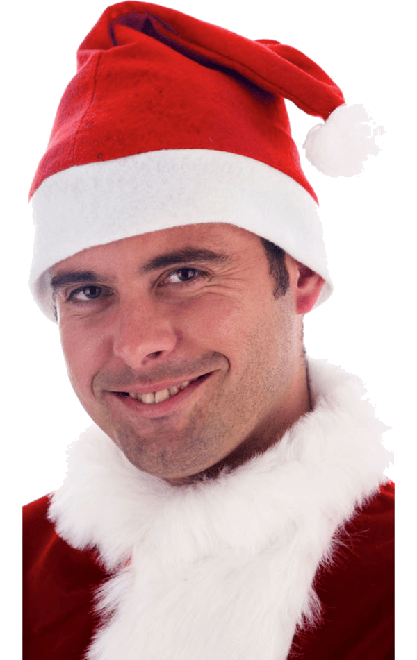 Unisex-Weihnachtsmann-Mütze-Zubehör