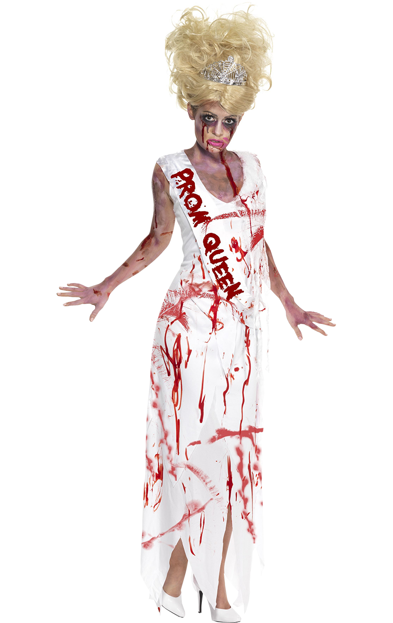 Zombie Prom Queen Kostüm für Damen