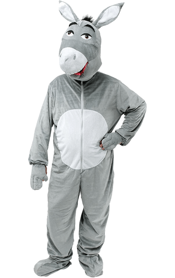 Plüsch-Esel-Kostüm für Erwachsene