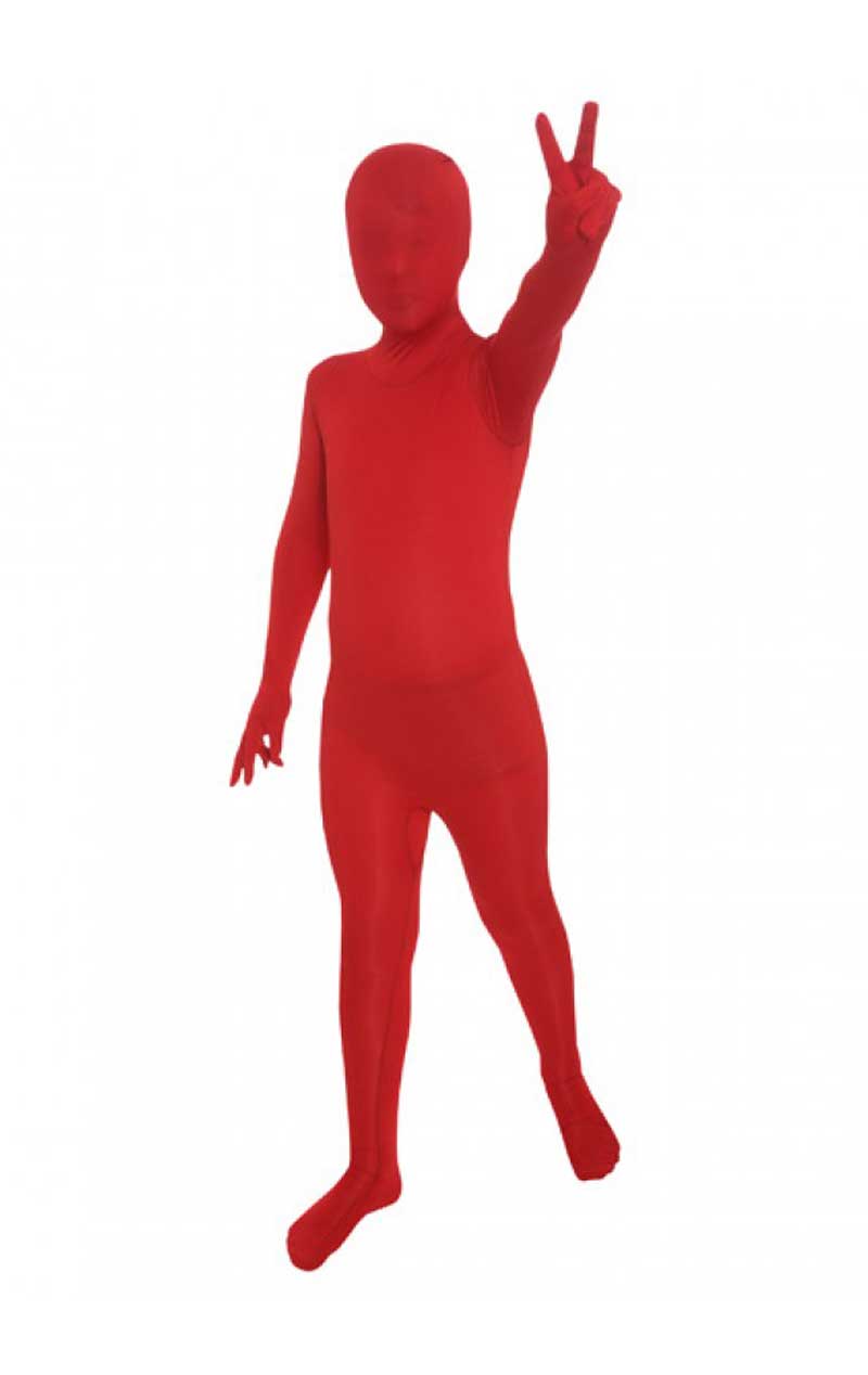 Roter Morphsuit für Kinder