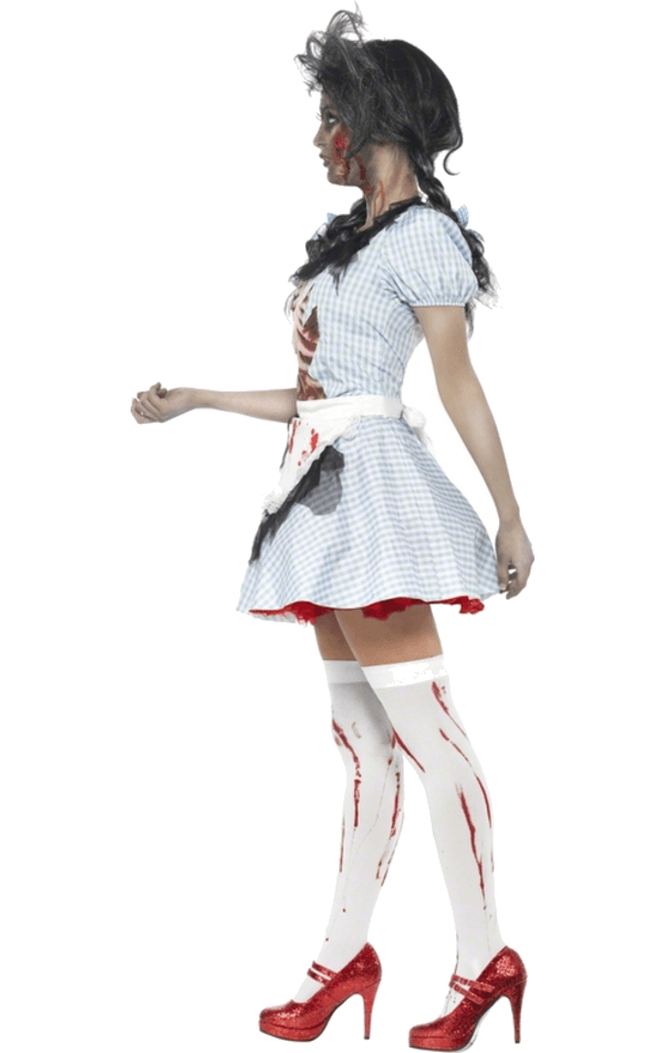 Zombie-Dorothy-Kostüm für Damen