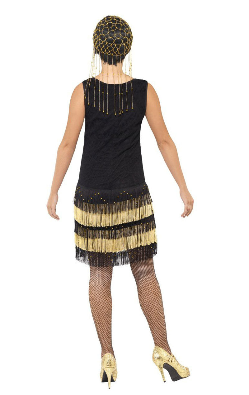 Flapper-Kleid mit Fransen für Damen