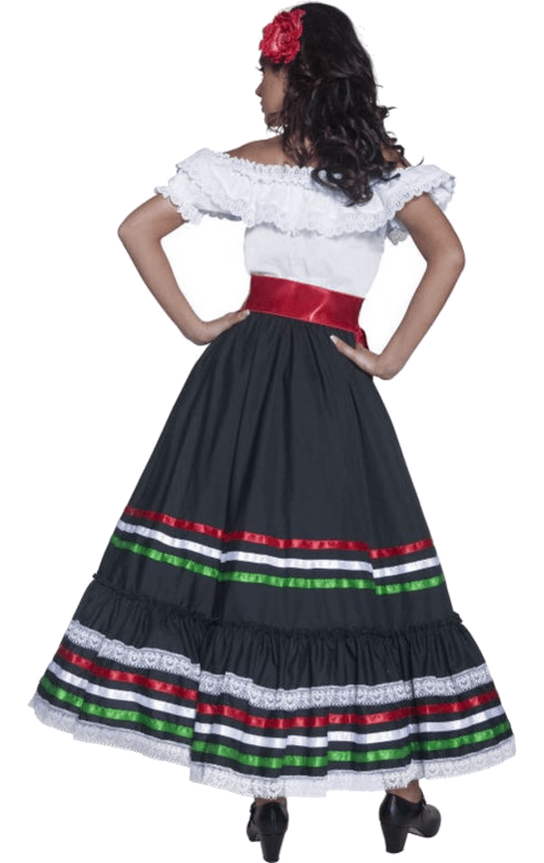 Traditionelles mexikanisches Frauenkostüm