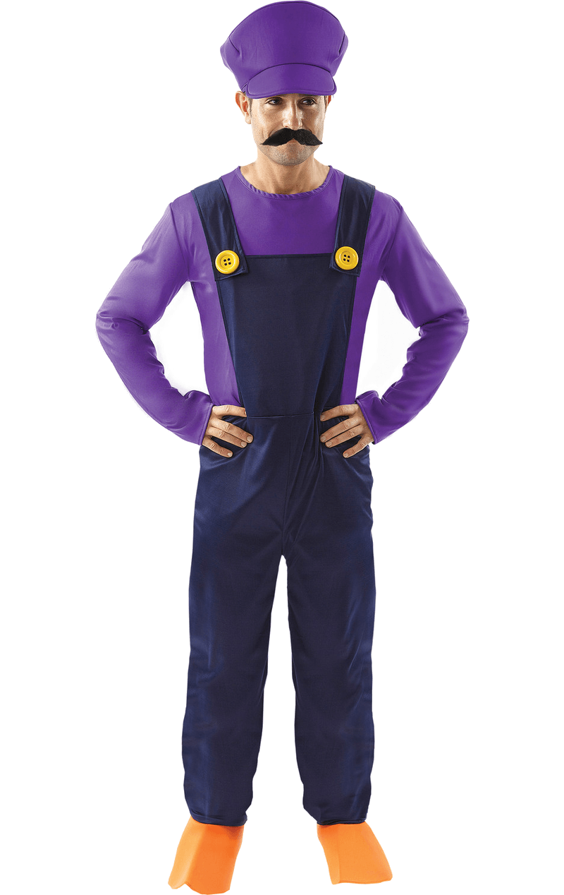 Waluigi Super Mario Kostüm für Erwachsene