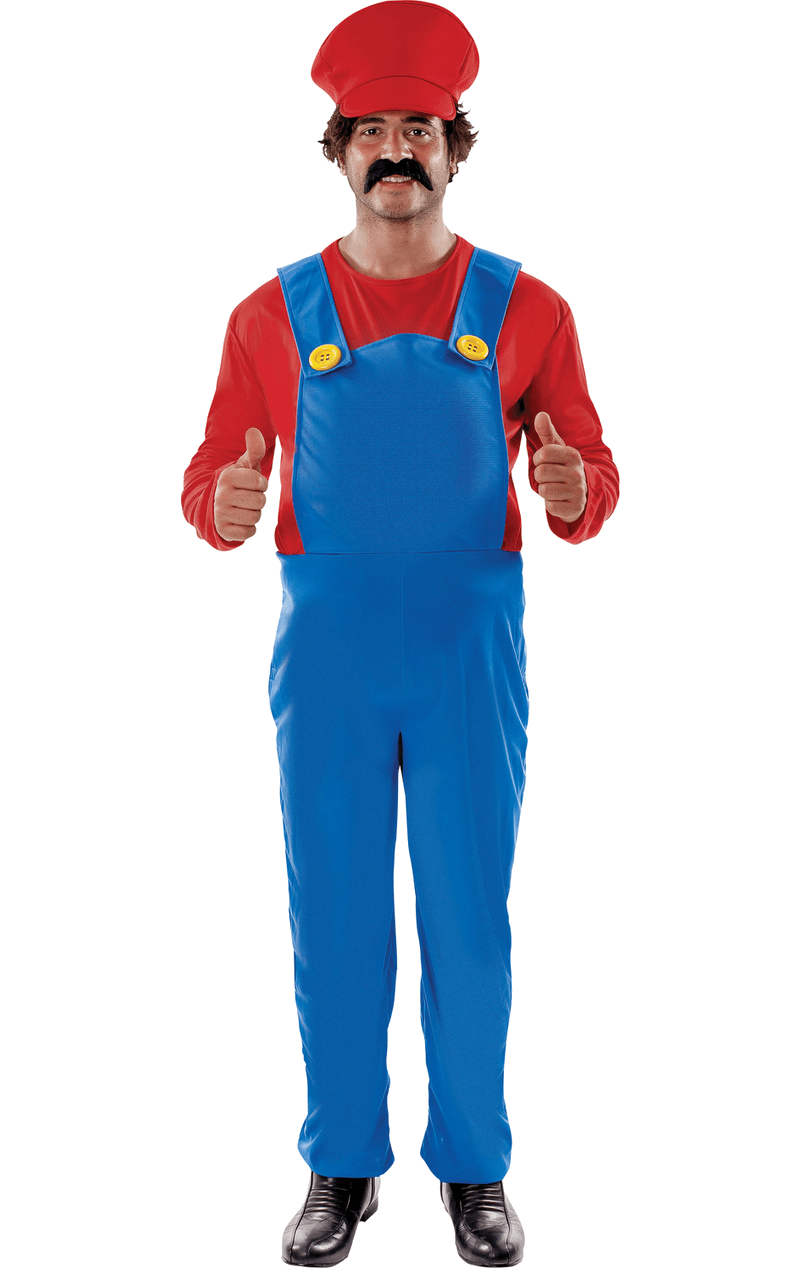 Super Mario Kostüm für Herren (große Größe)