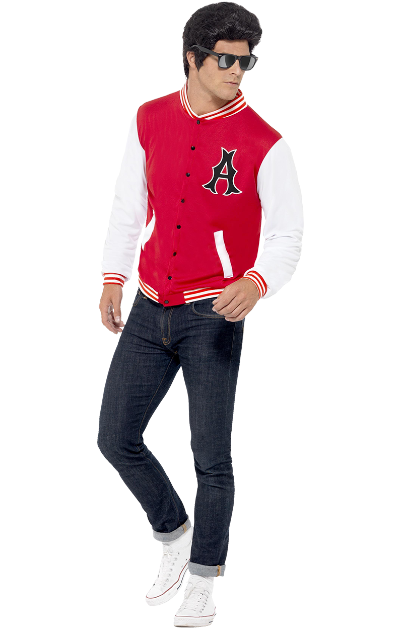 Erwachsene 50er College Jock Letterman Jacke