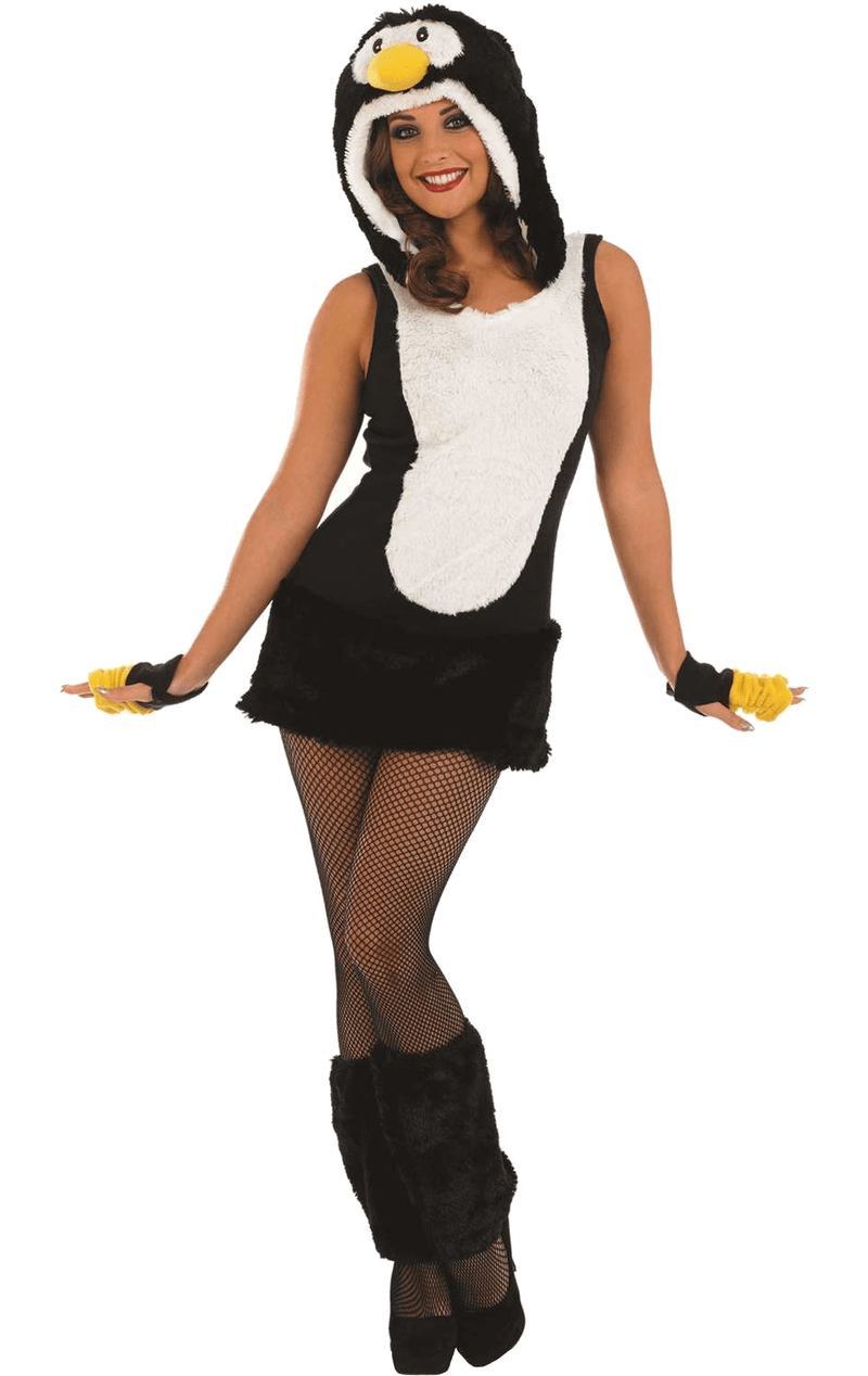 Flauschiges kleines Pinguin-Kostüm für Damen