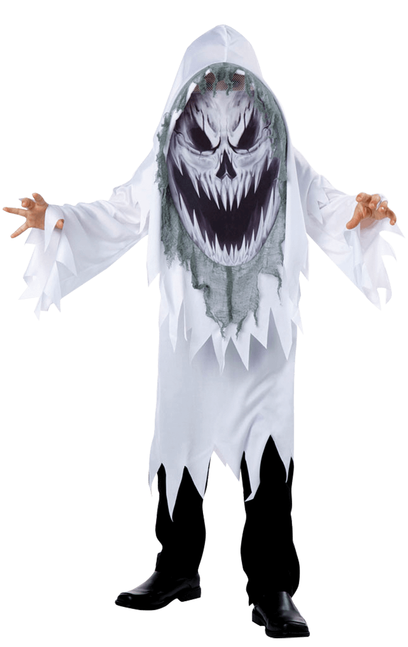 Halloween-Kostüm für Kinder mit schreiendem Geist