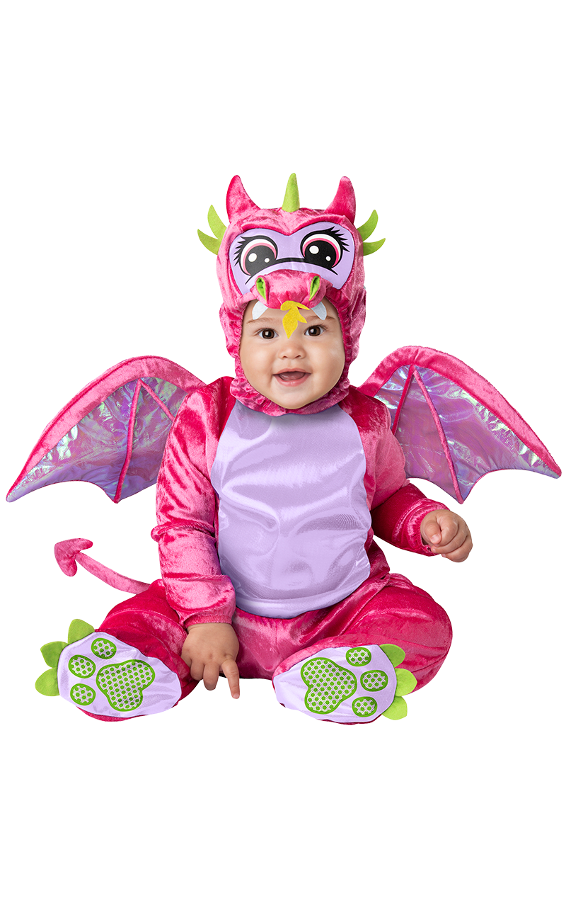 Rosa Baby-Drachen-Kostüm