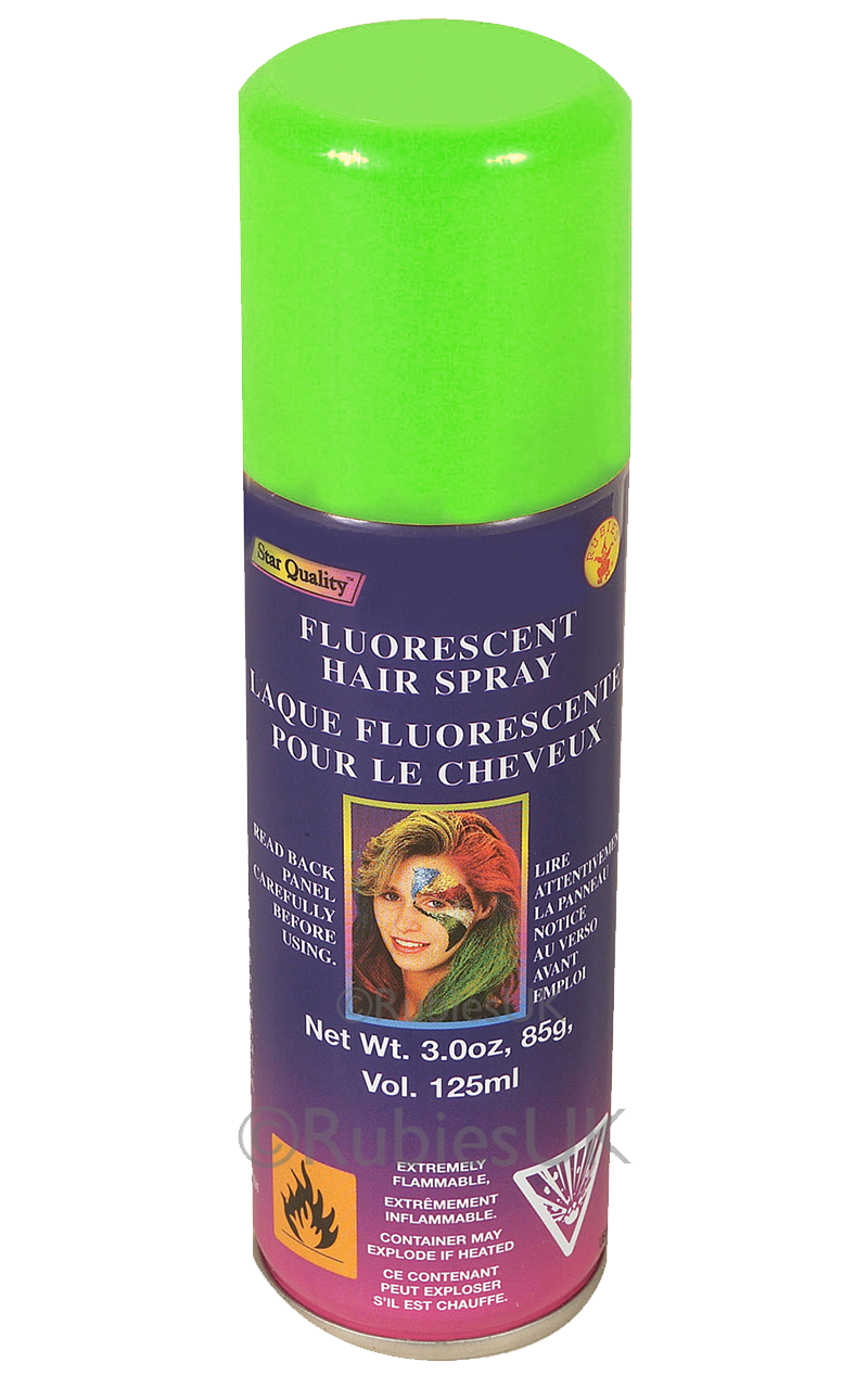 Grün fluoreszierendes Haarspray