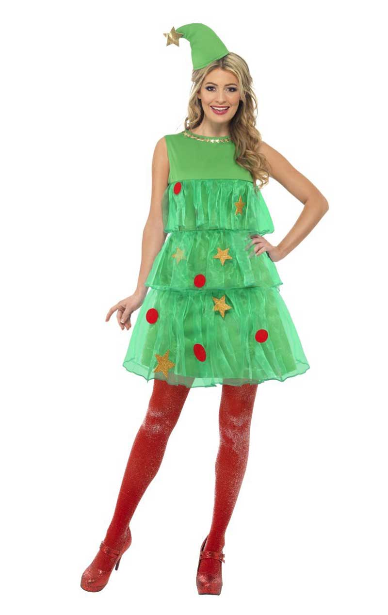 Tutu-Weihnachtsbaum-Kostüm für Damen