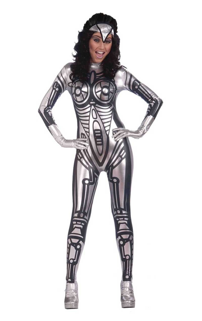 Weibliches Roboter-Kostüm