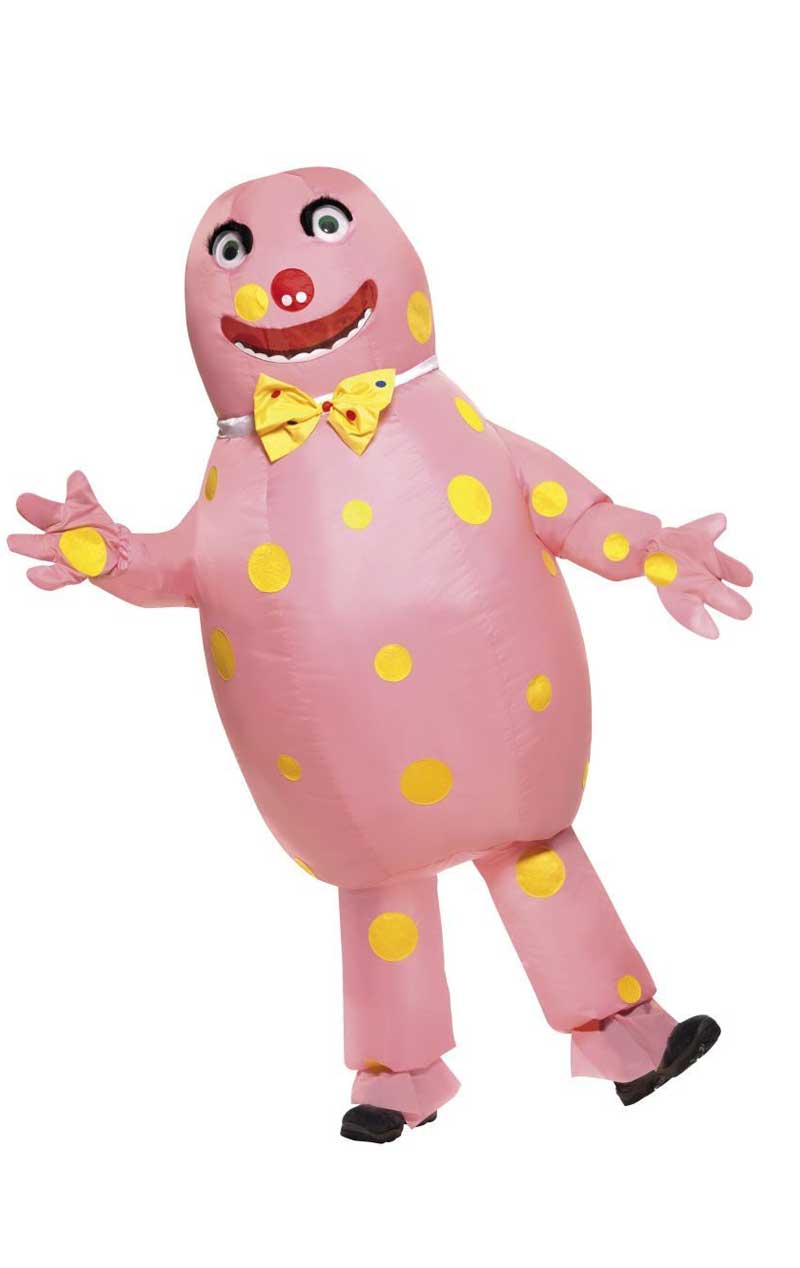 Aufblasbares Mr Blobby Kostüm für Erwachsene