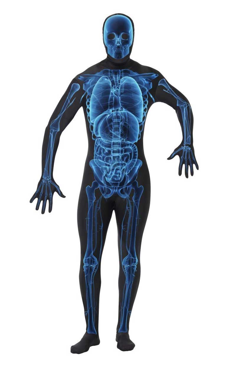 Herren X-Ray Second Skin Suit Kostüm