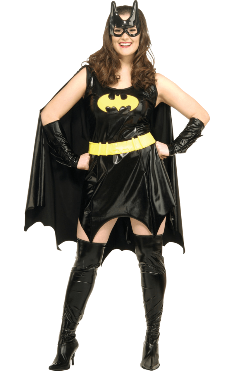 Batgirl Sexy Heldenkostüm (große Größe)
