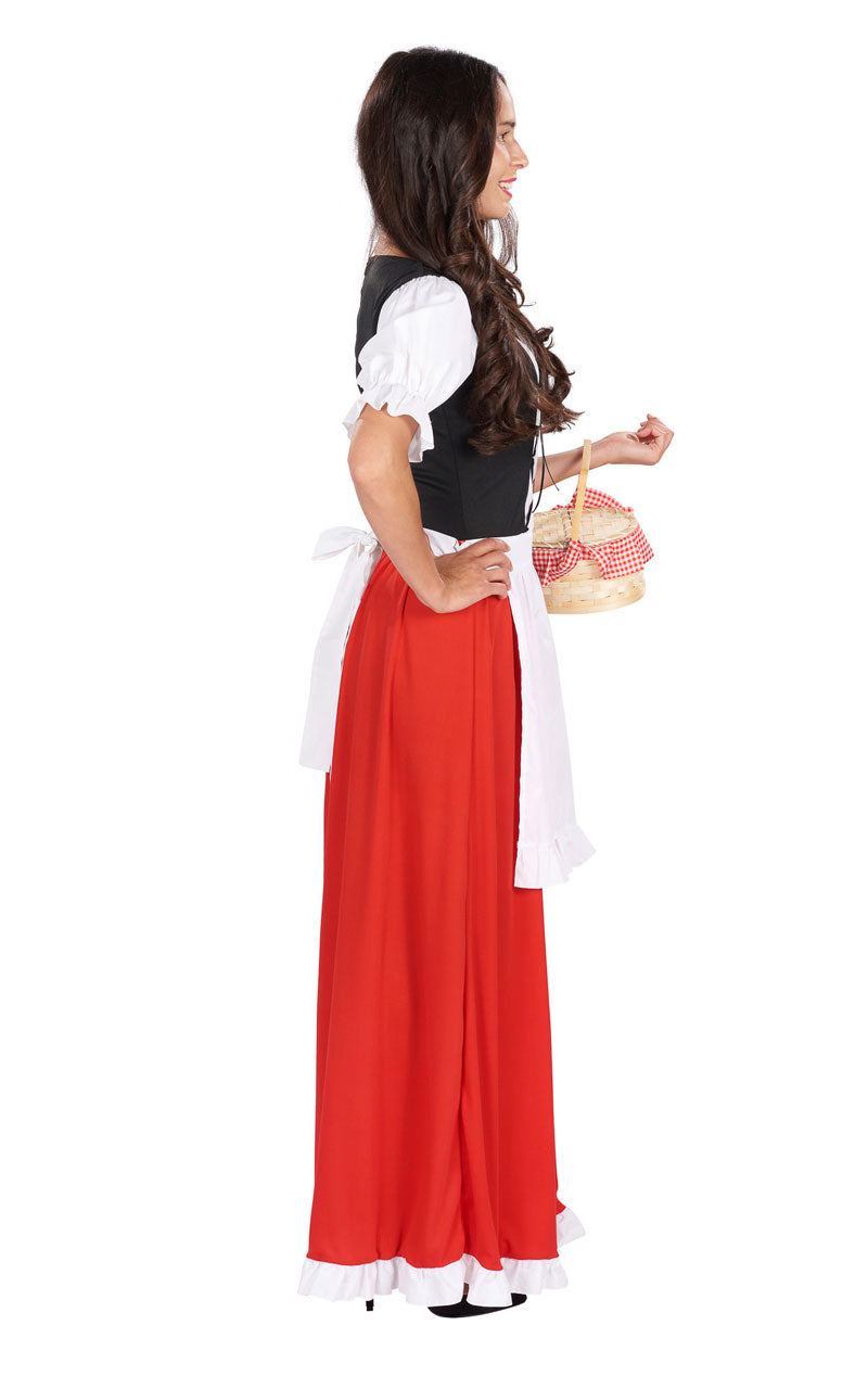 Damen-Rotkäppchen-Outfit