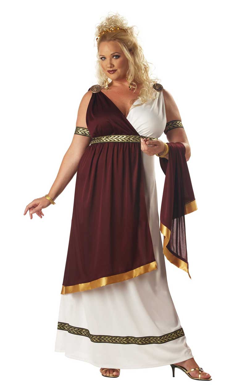 Römisches Kaiserin-Kostüm für Erwachsene in Übergröße