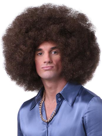 Brown Afro Wig - Joke.co.uk