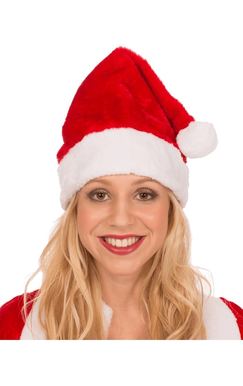 Fleece Santa Hat - Joke.co.uk