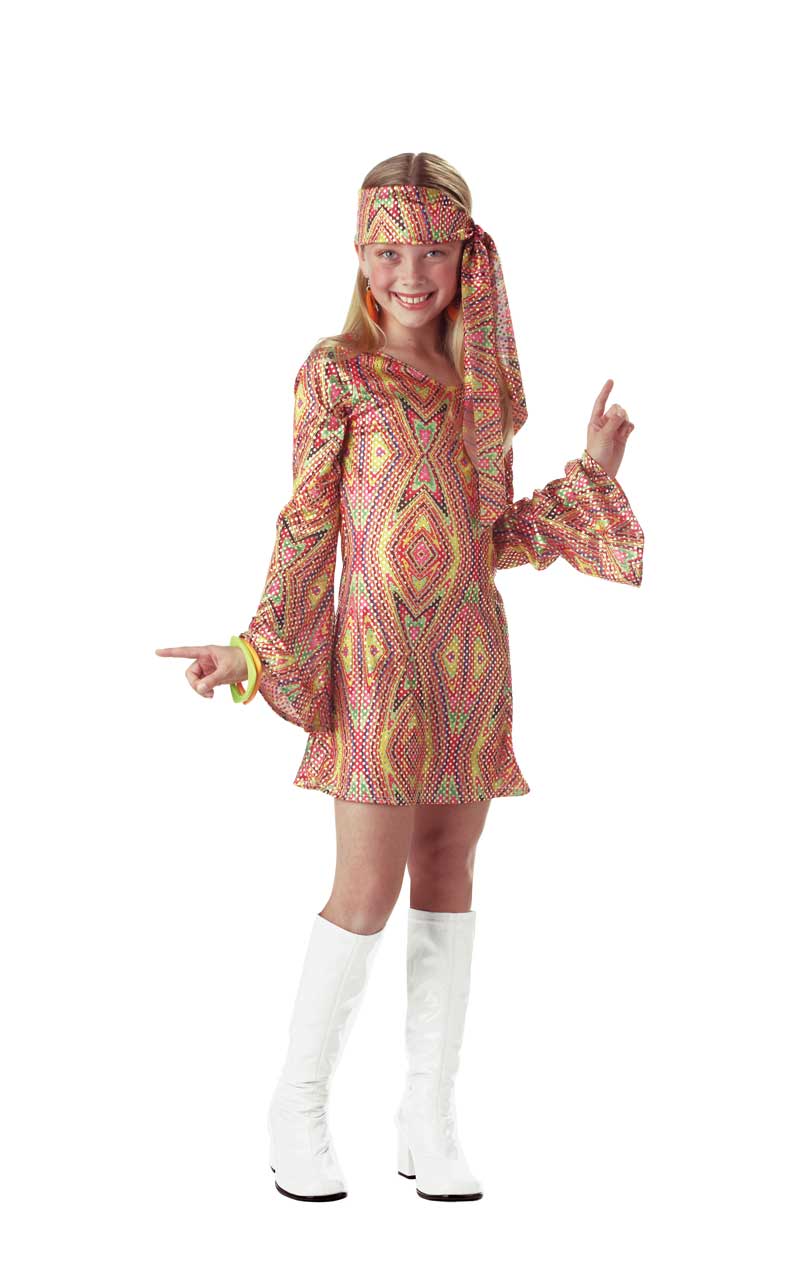 Kids Disco Dolly Costume - Joke.co.uk