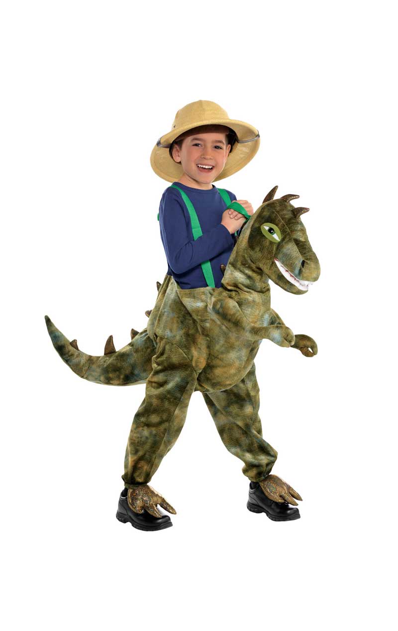 Kids Light Up Ride On Dinosaur Costume - Joke.co.uk