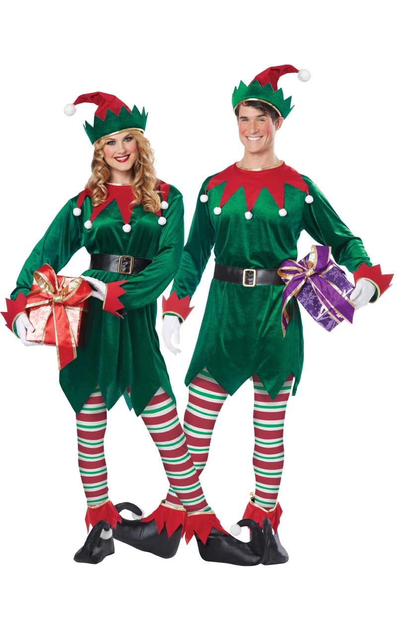 Unisex Jolly Elf Christmas Costume - Joke.co.uk