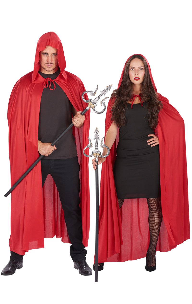 Unisex Red Cape Costume - Joke.co.uk