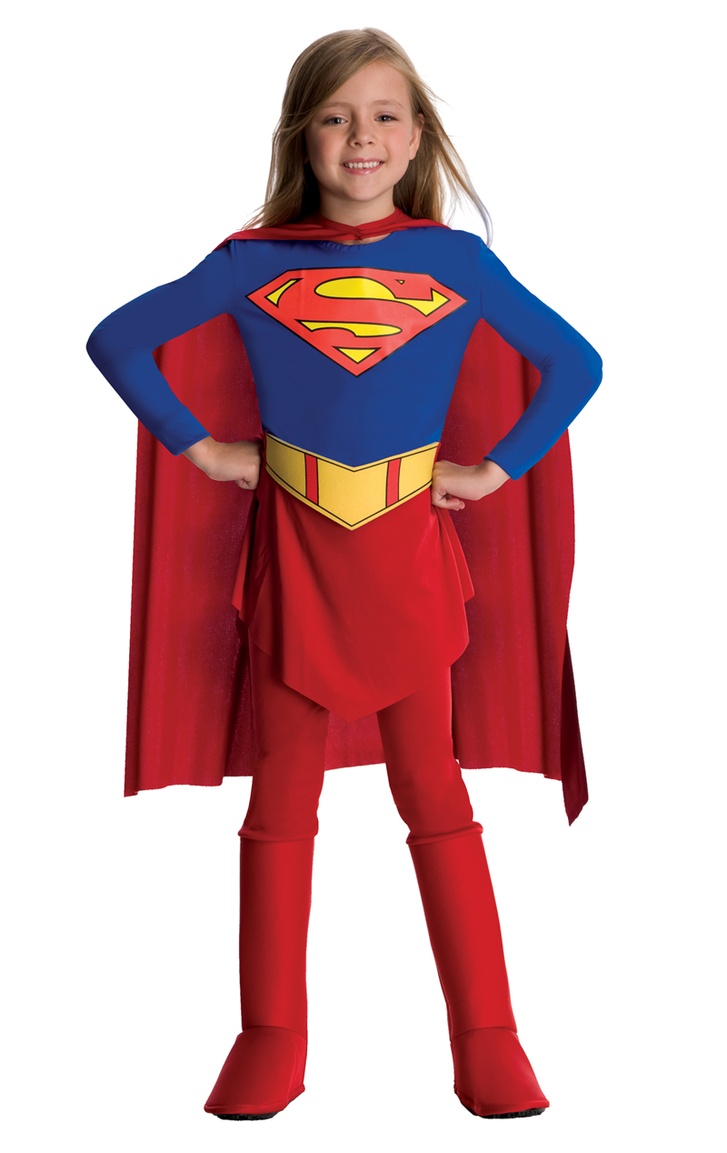 Comicbuch-Supergirl-Kostüm für Kinder