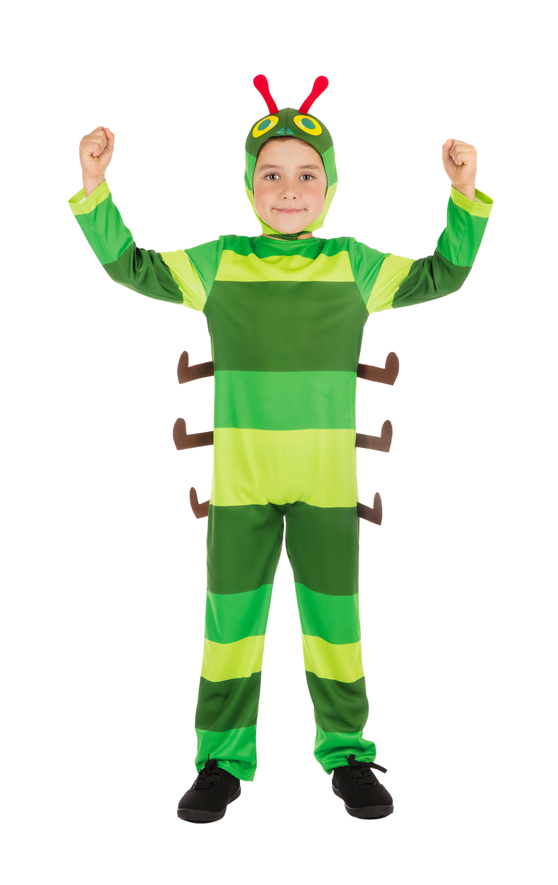 Hungrige Raupe Kostüm für Kinder