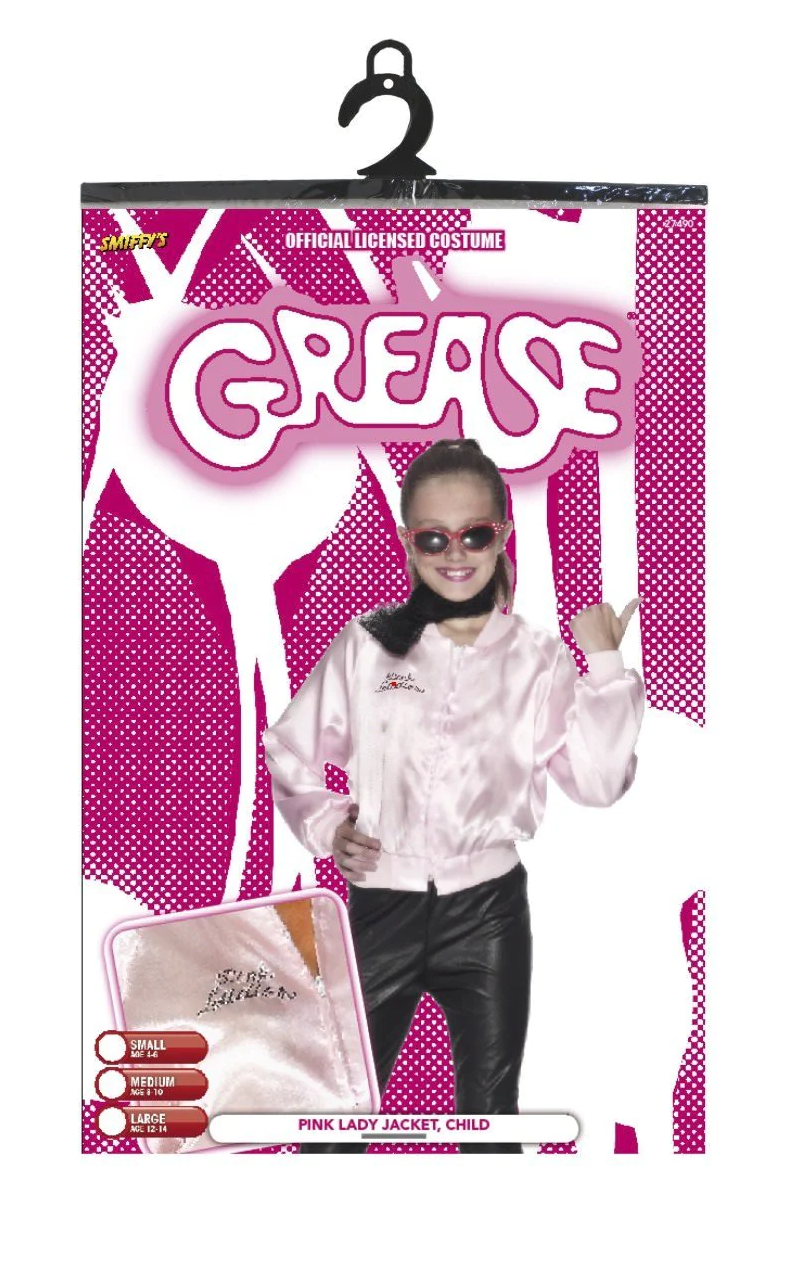 Offizielle Damenjacke in Grease Pink für Kinder