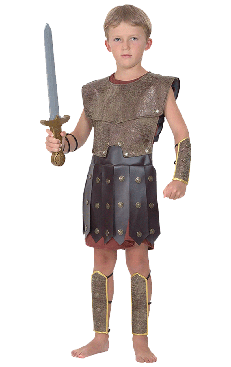Kriegerjungenkostüm für Kinder