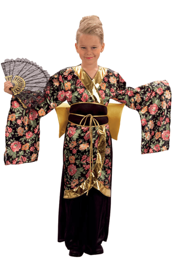 Japanisches Geisha-Kostüm für Kinder