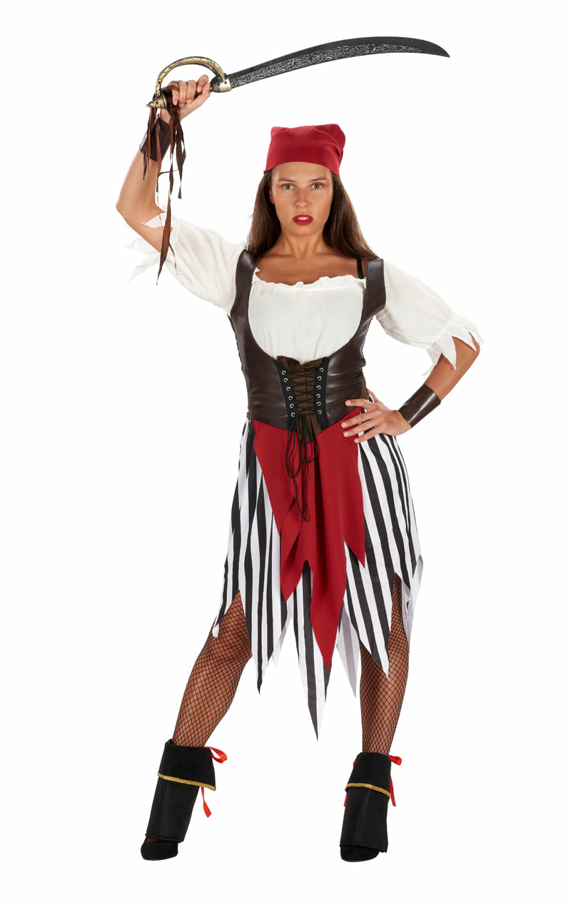Piratenmädchen-Kostüm für Erwachsene