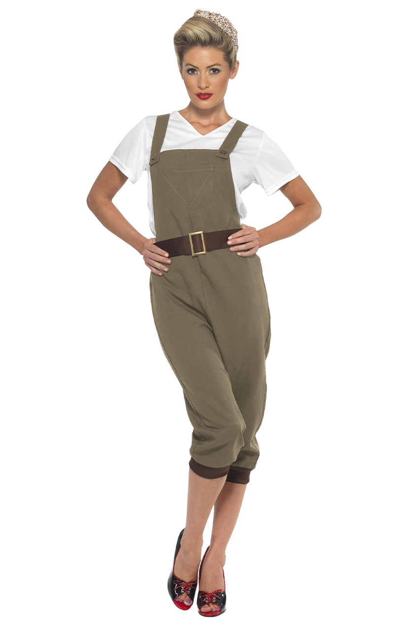 Erwachsenes WW2 Land Girl Kostüm