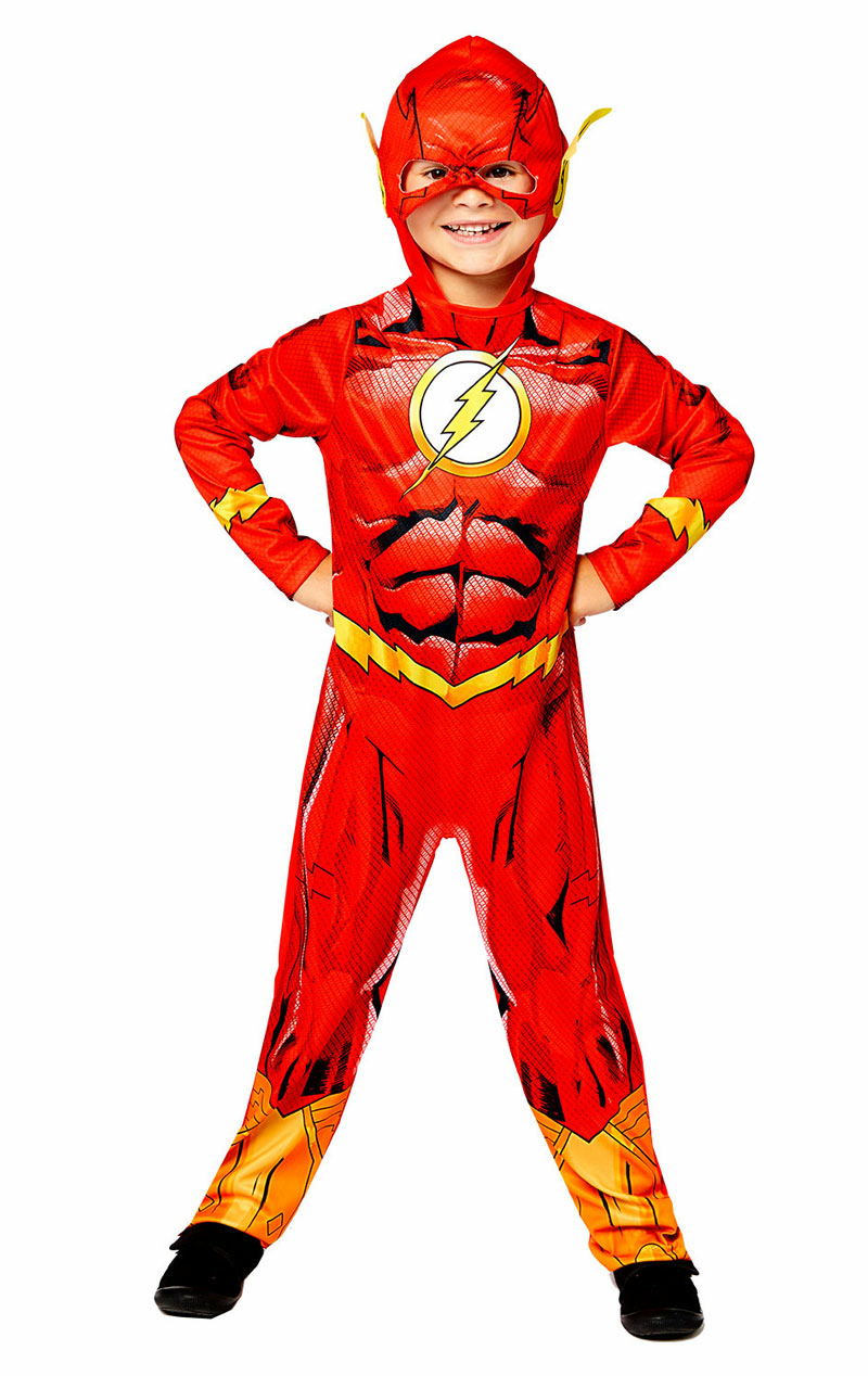 Nachhaltiges Flash-Kostüm für Kinder