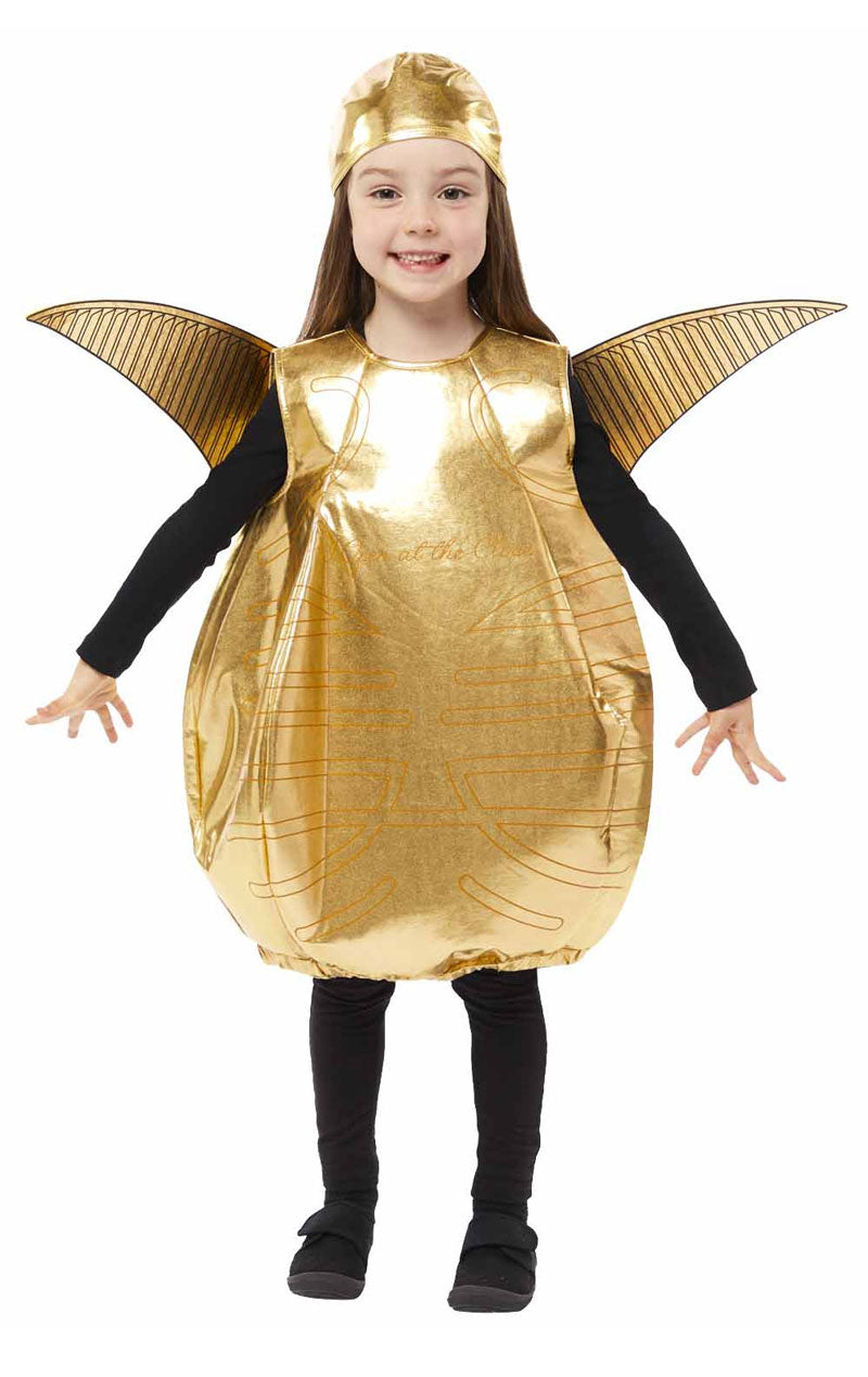 Goldener Schnatz-Kostüm für Kleinkinder