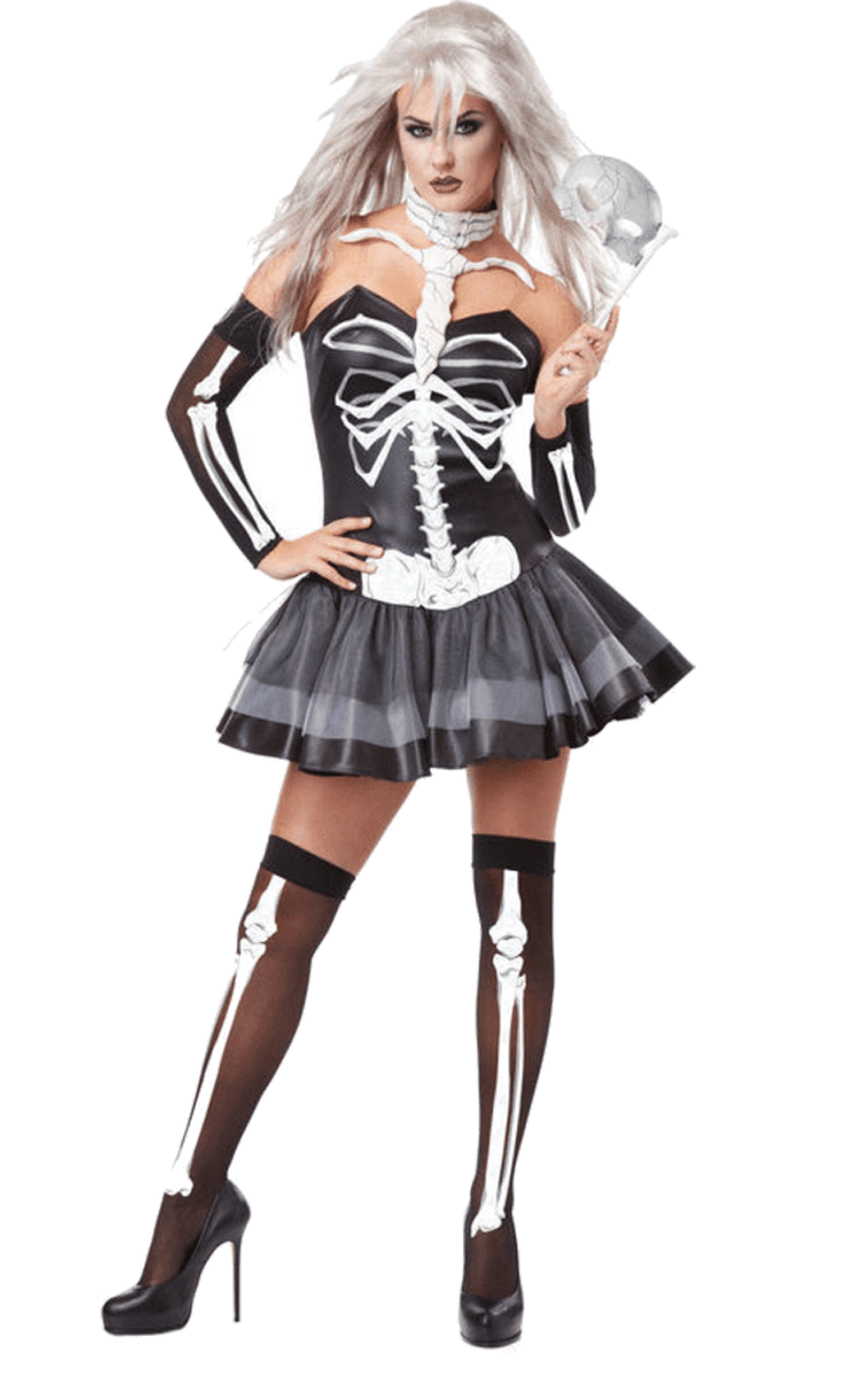 Skelett-Maskerade-Kostüm für Damen