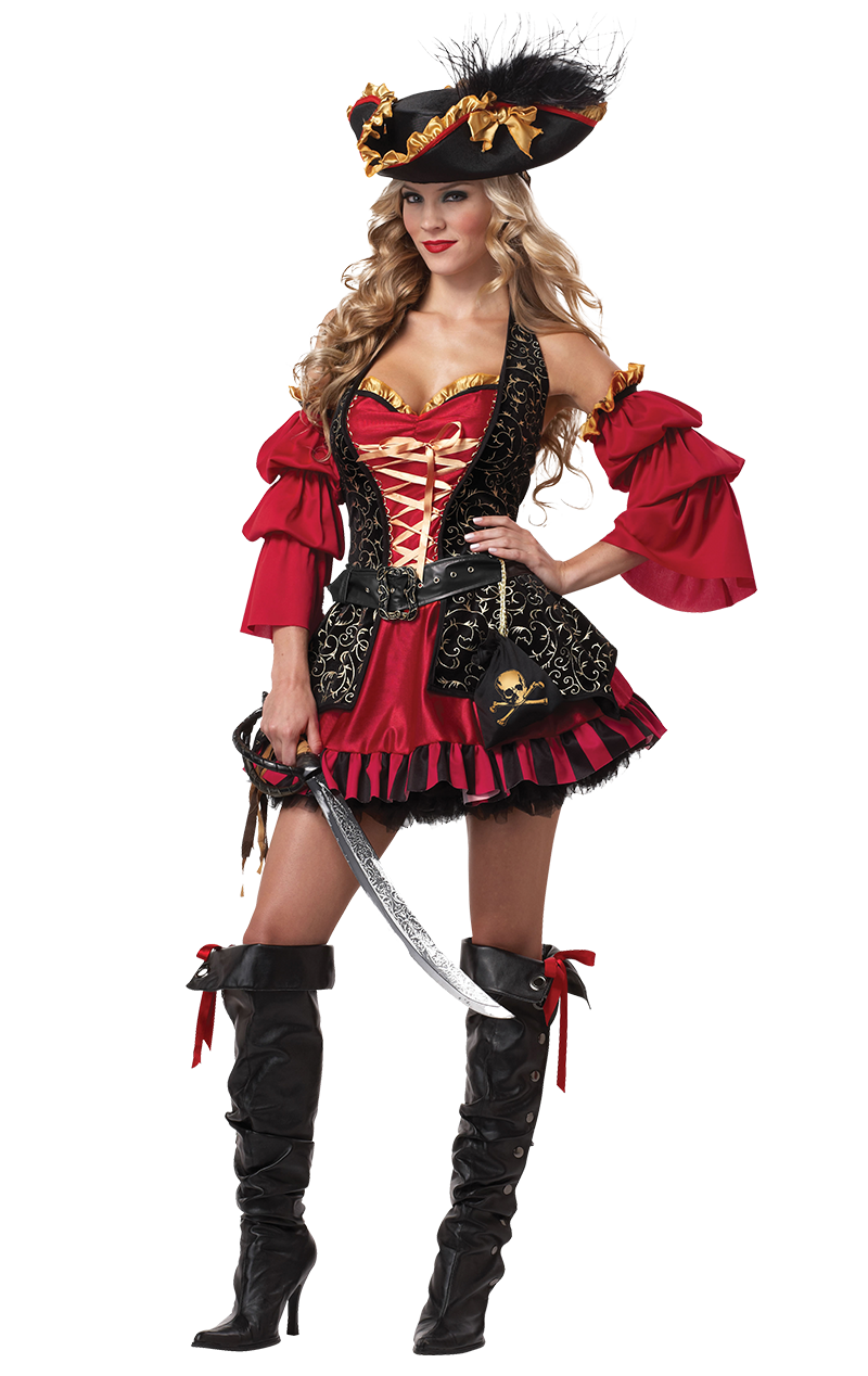 Spanisches Piratenkostüm für Damen