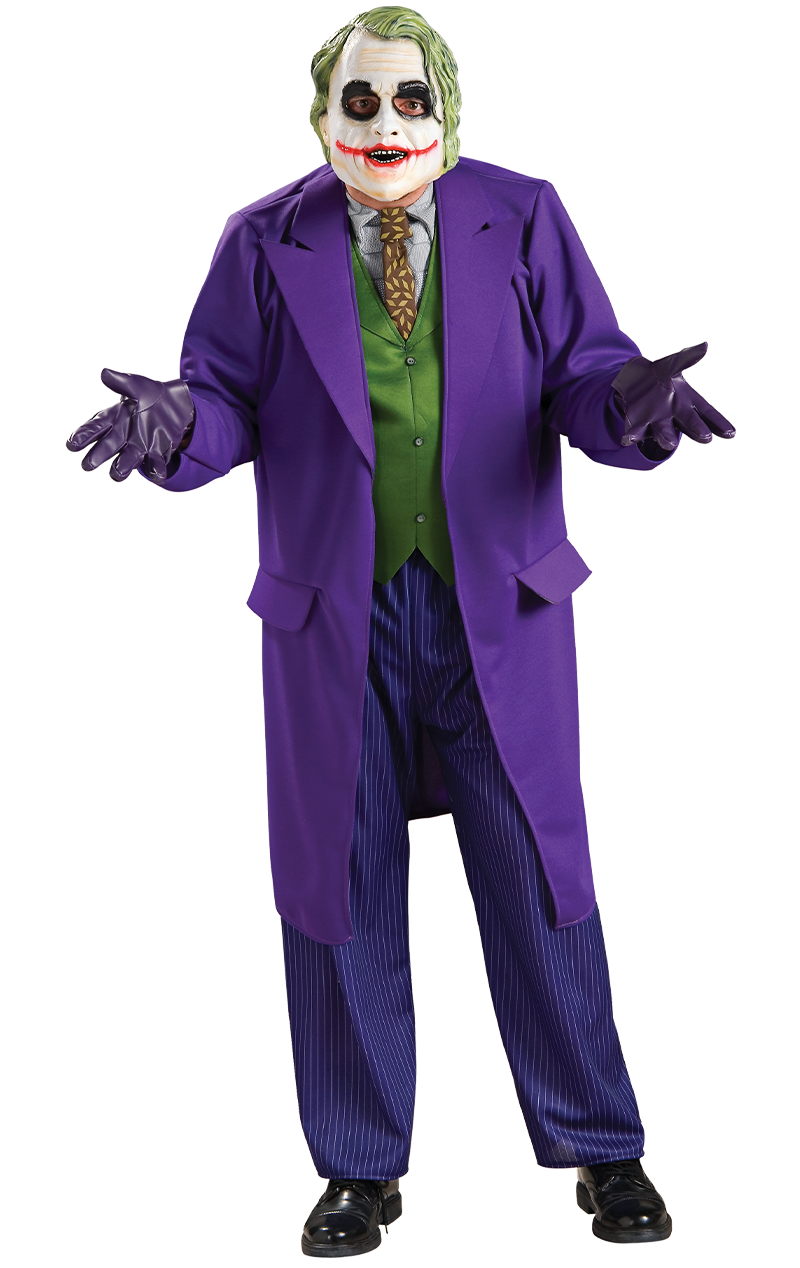 Das Joker-Kostüm für Herren in Übergröße