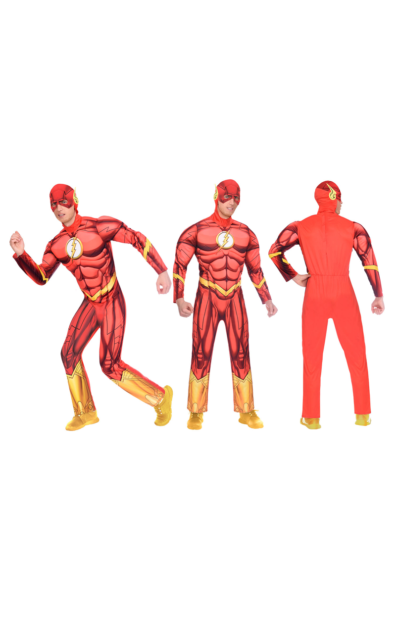 Das Flash-Kostüm für Erwachsene