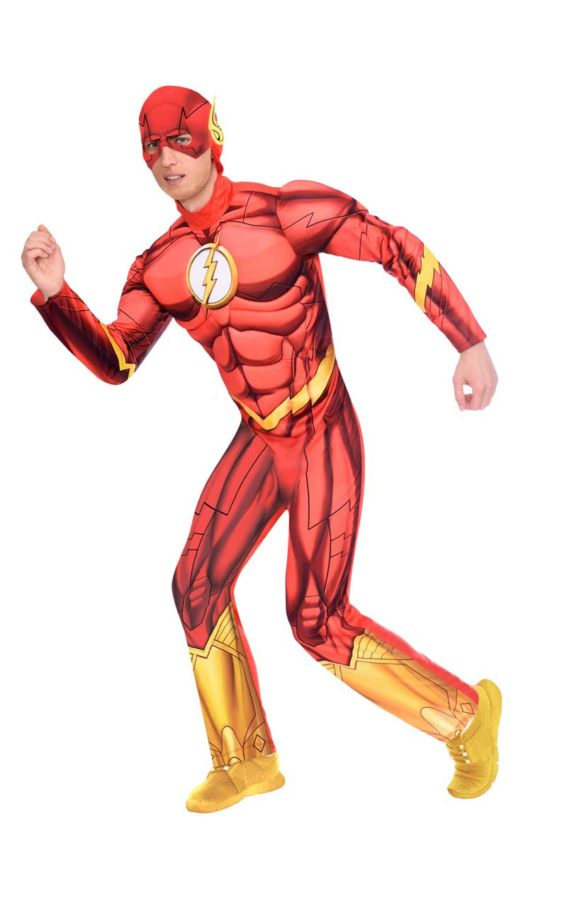 Das Flash-Kostüm für Erwachsene