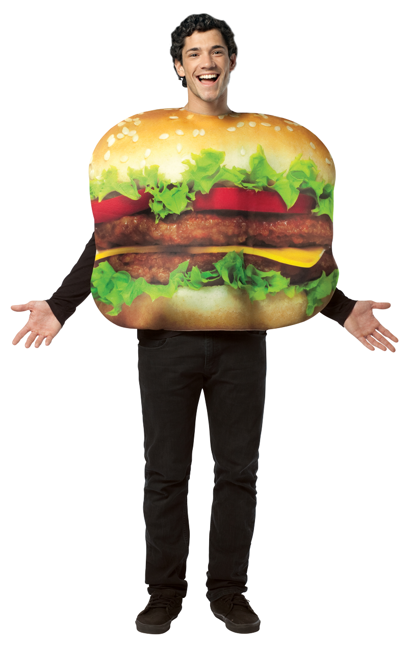 Doppeltes Cheeseburger-Kostüm