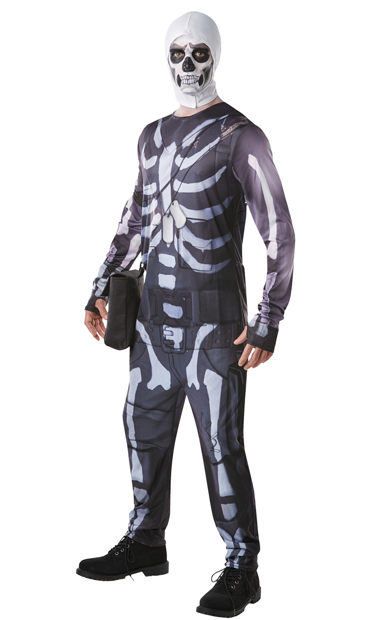 Skull Trooper Fortnite-Kostüm für Erwachsene - Deluxe